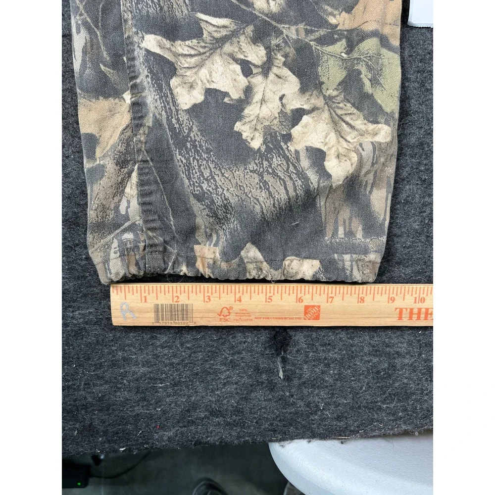 Liberty Carpenter Bib Overalls Mens 40 Green Camo Mossy Oak Break Up Hunting